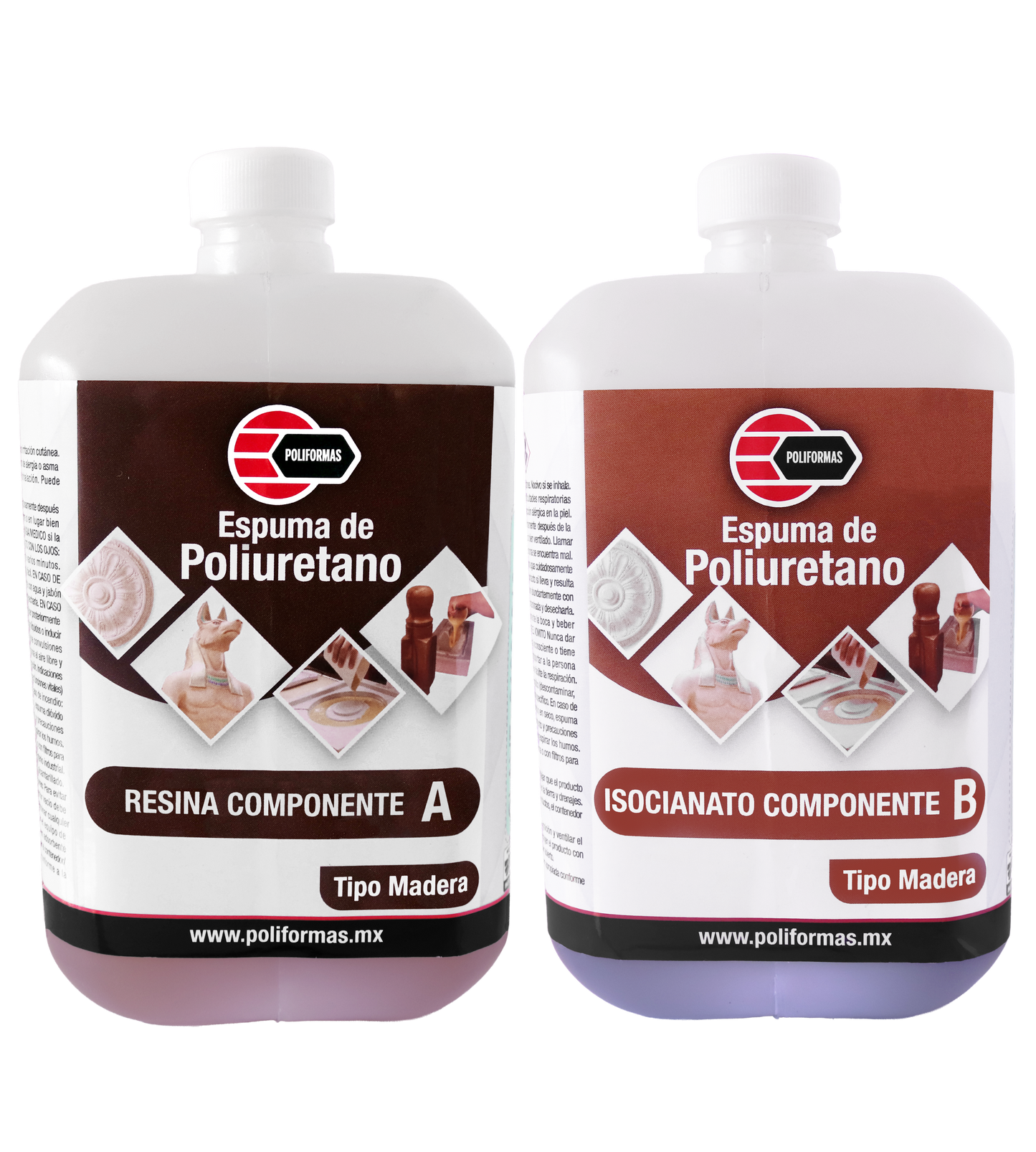 Espuma de Poliuretano tipo Madera