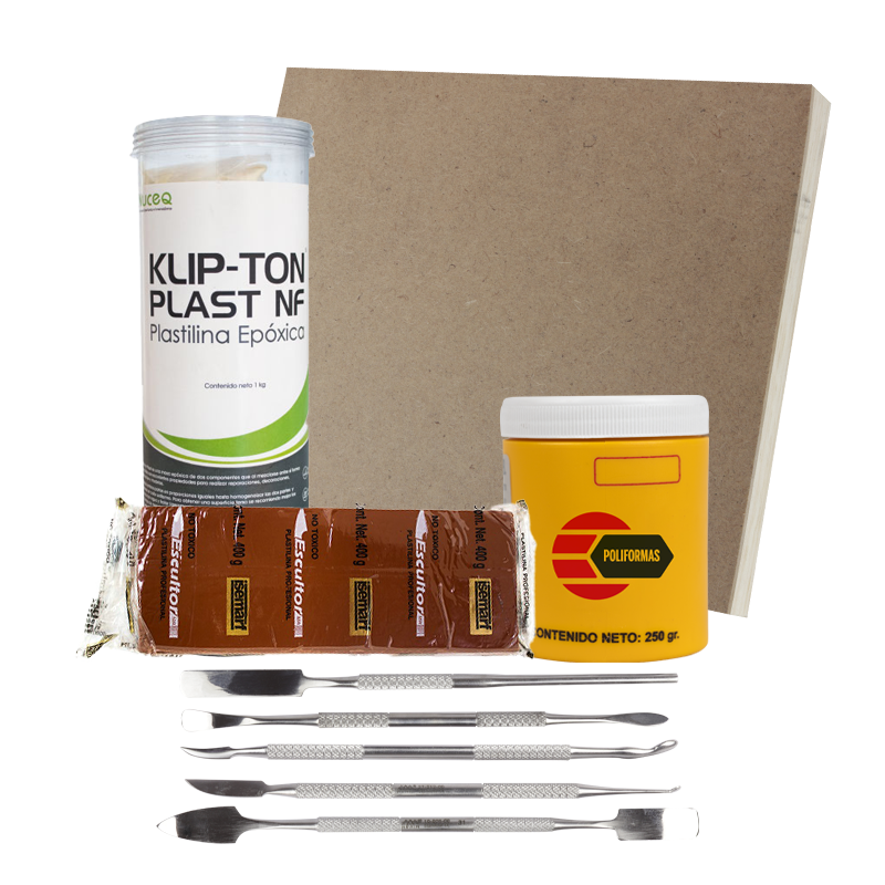 Kit para modelado con plastilina