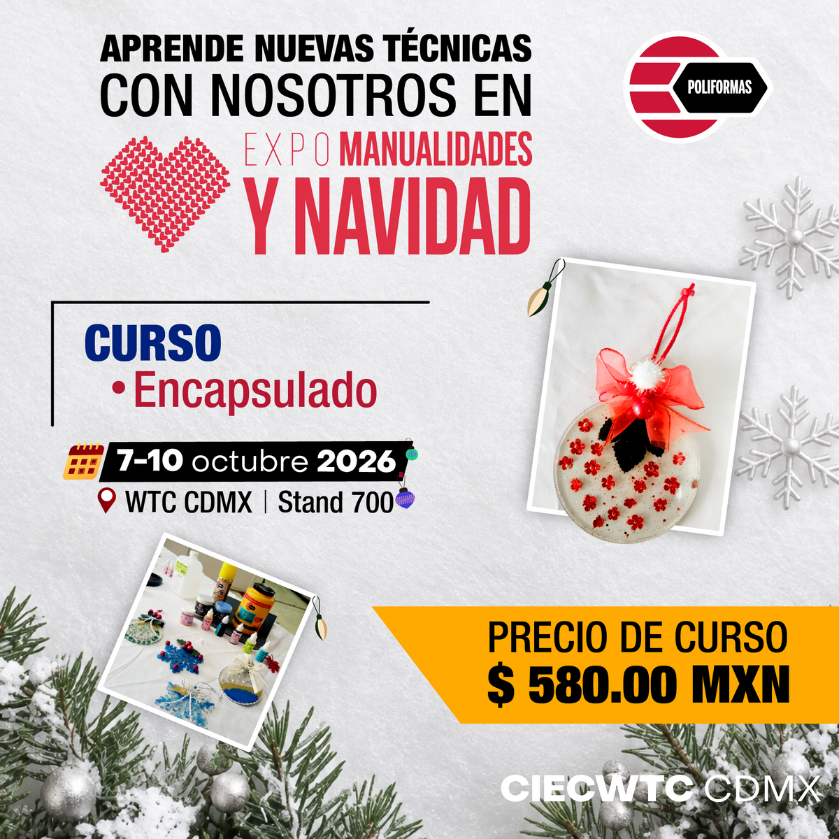 Curso de Encapsulado con Resina Cristal (Expo)