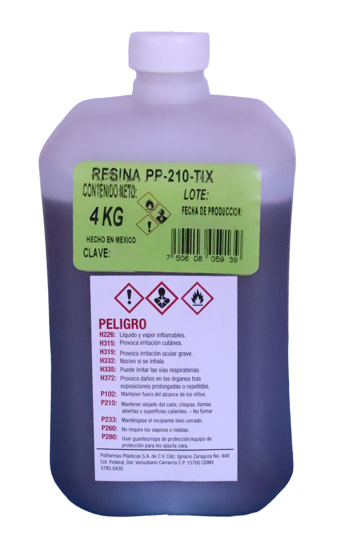 RESINA PP-210 TIX