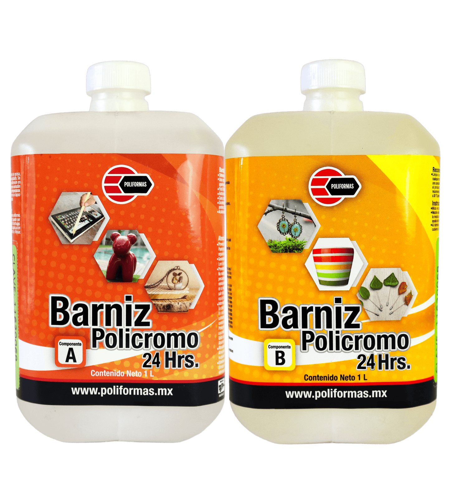 Resina Epóxica Barniz Policromo A-B Secado 24 hrs.
