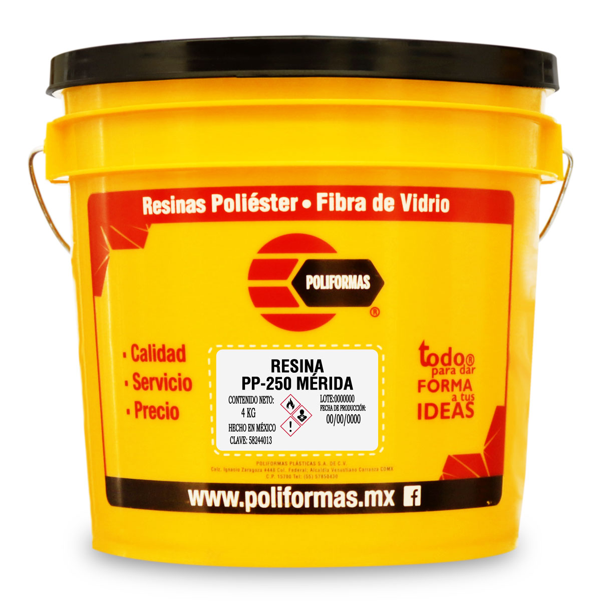 Resina PP-250 Mérida - POLIFORMAS PLÁSTICAS