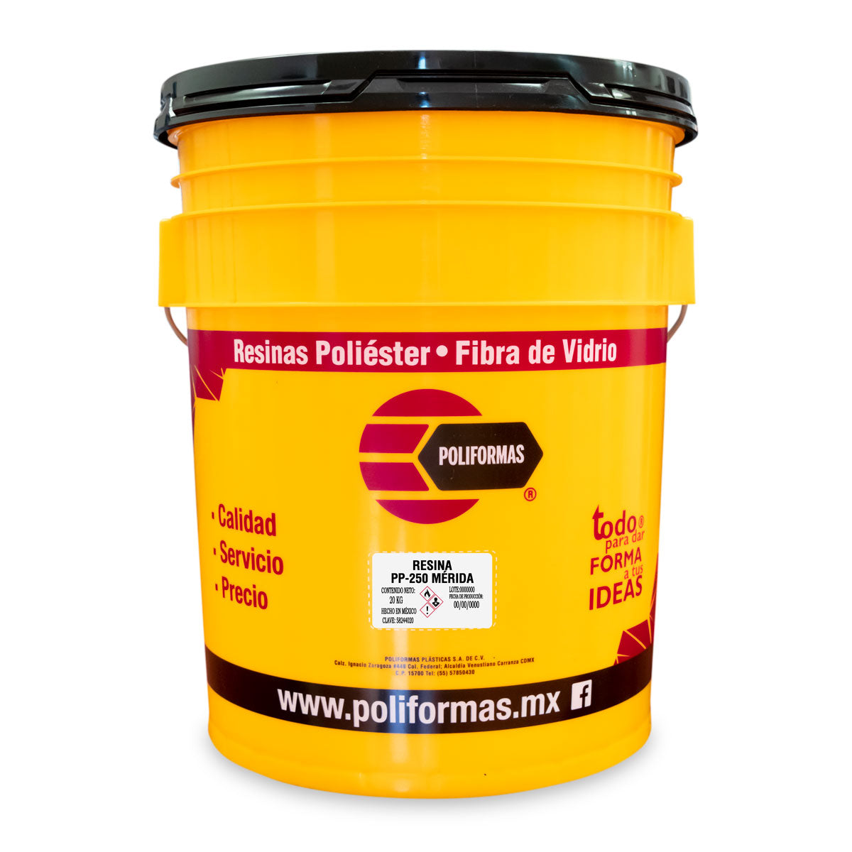 Resina PP-250 Mérida - POLIFORMAS PLÁSTICAS