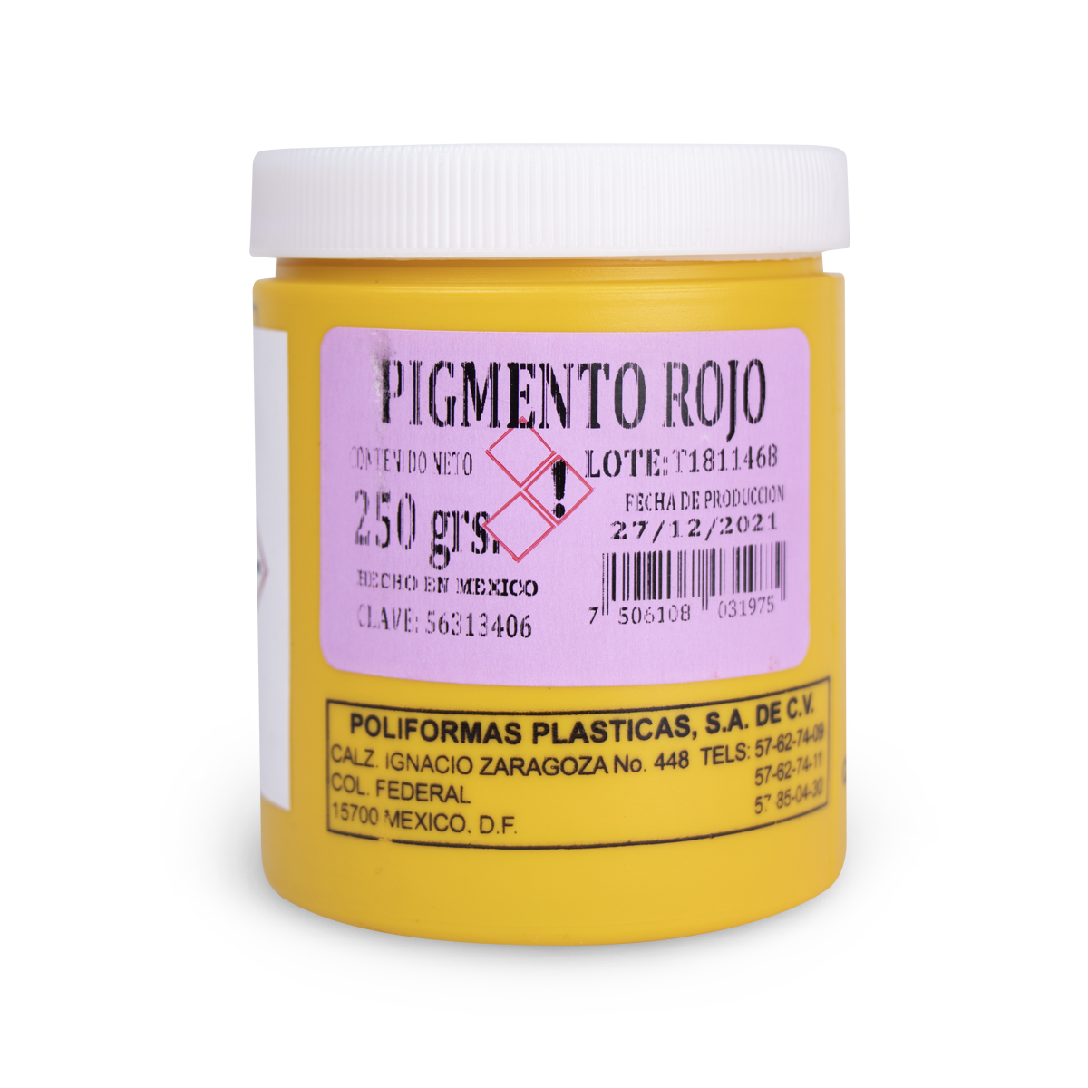 Pigmento en pasta 250g - POLIFORMAS PLÁSTICAS