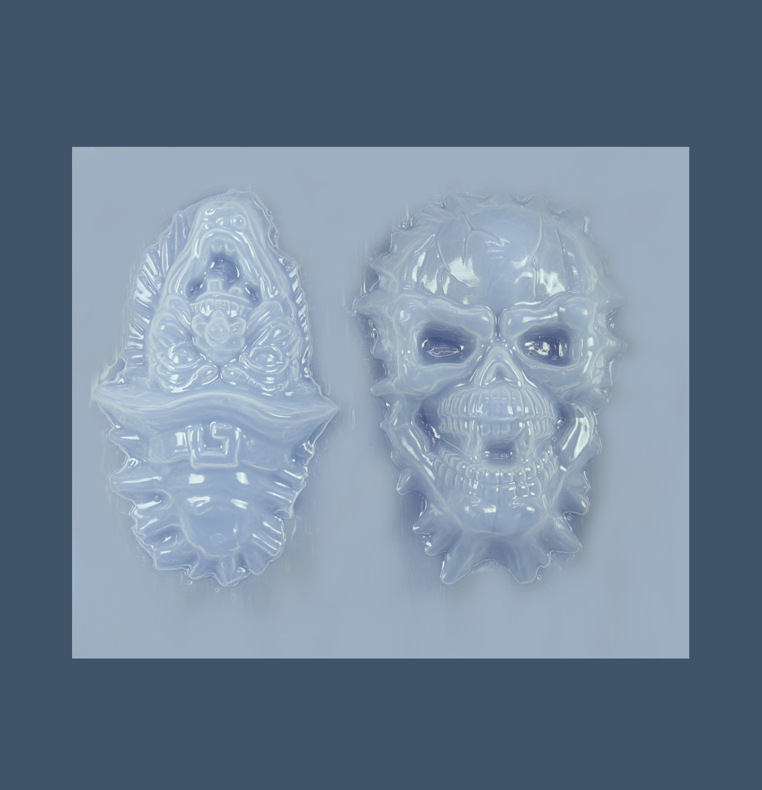 Molde de Bruja / Cráneo - POLIFORMAS PLÁSTICAS