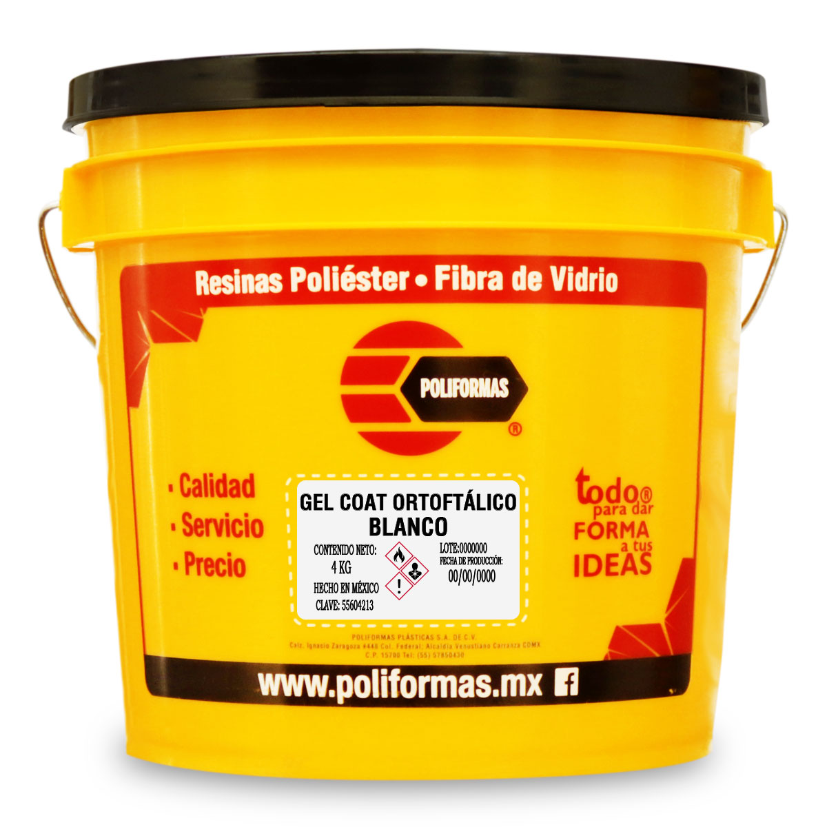 Gel Coat blanco - POLIFORMAS PLÁSTICAS