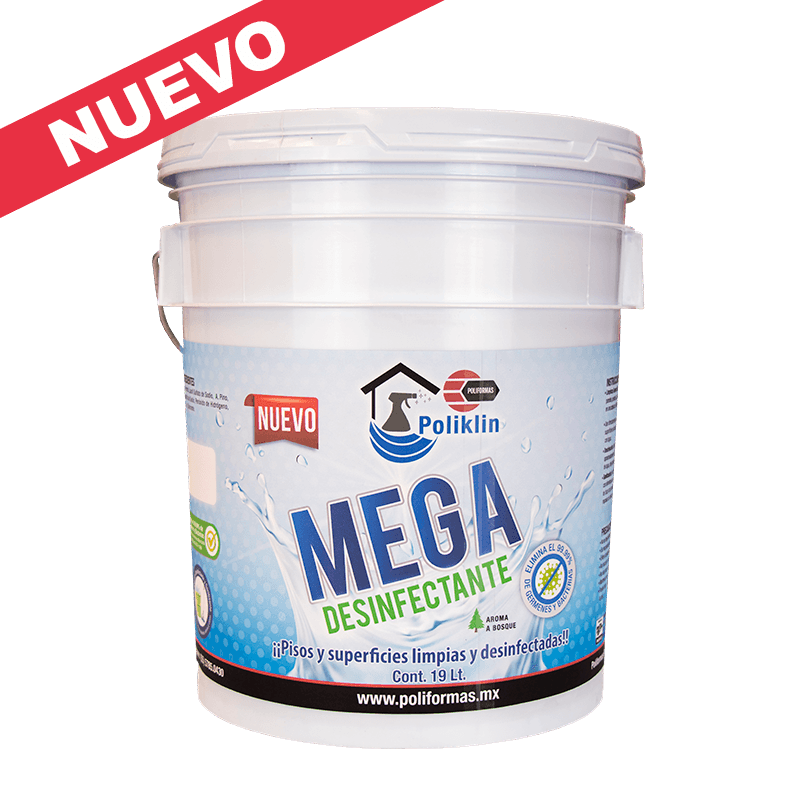 Desinfectante MEGA - POLIFORMAS PLÁSTICAS