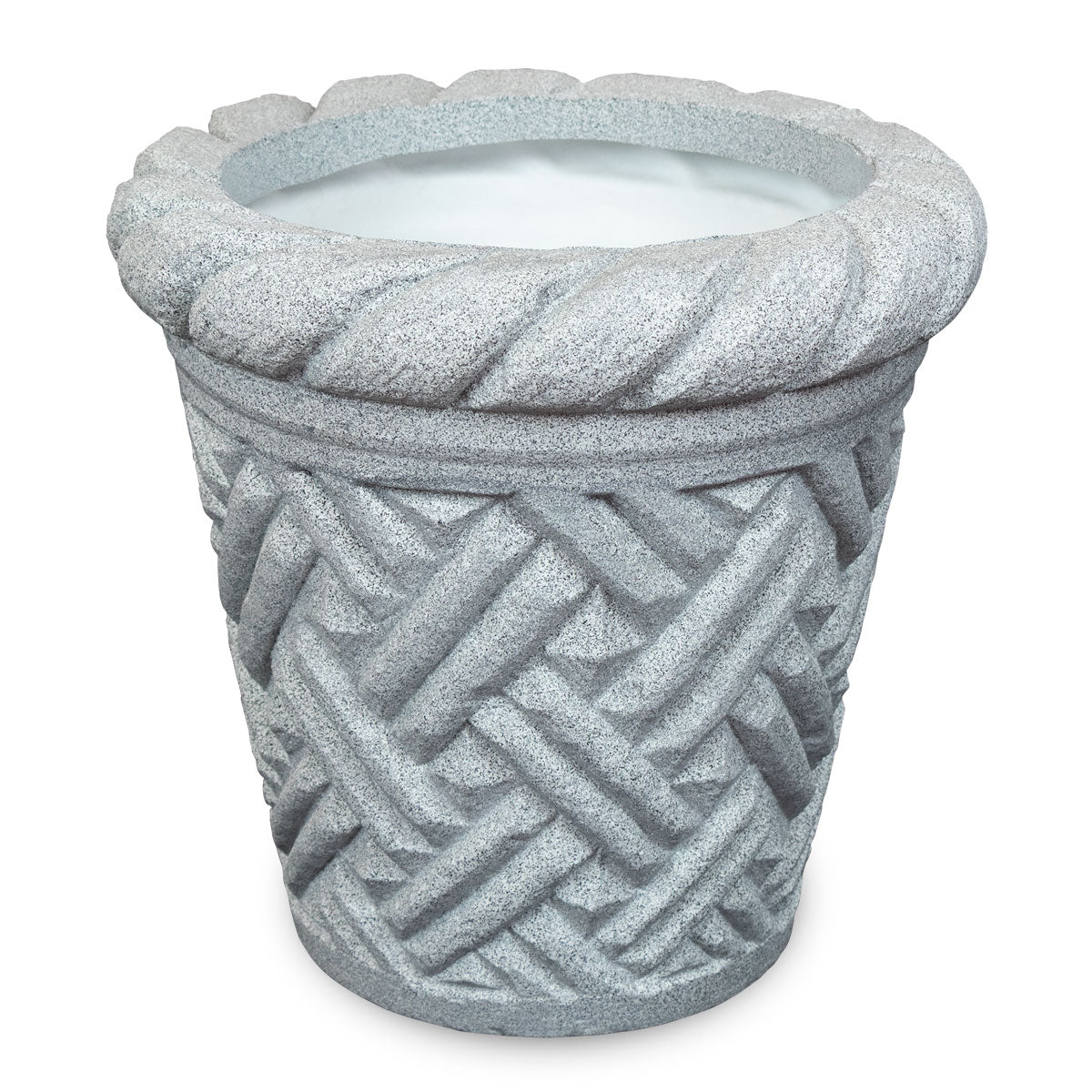 Maceta Cónica Poligranito Gris - POLIFORMAS PLÁSTICAS