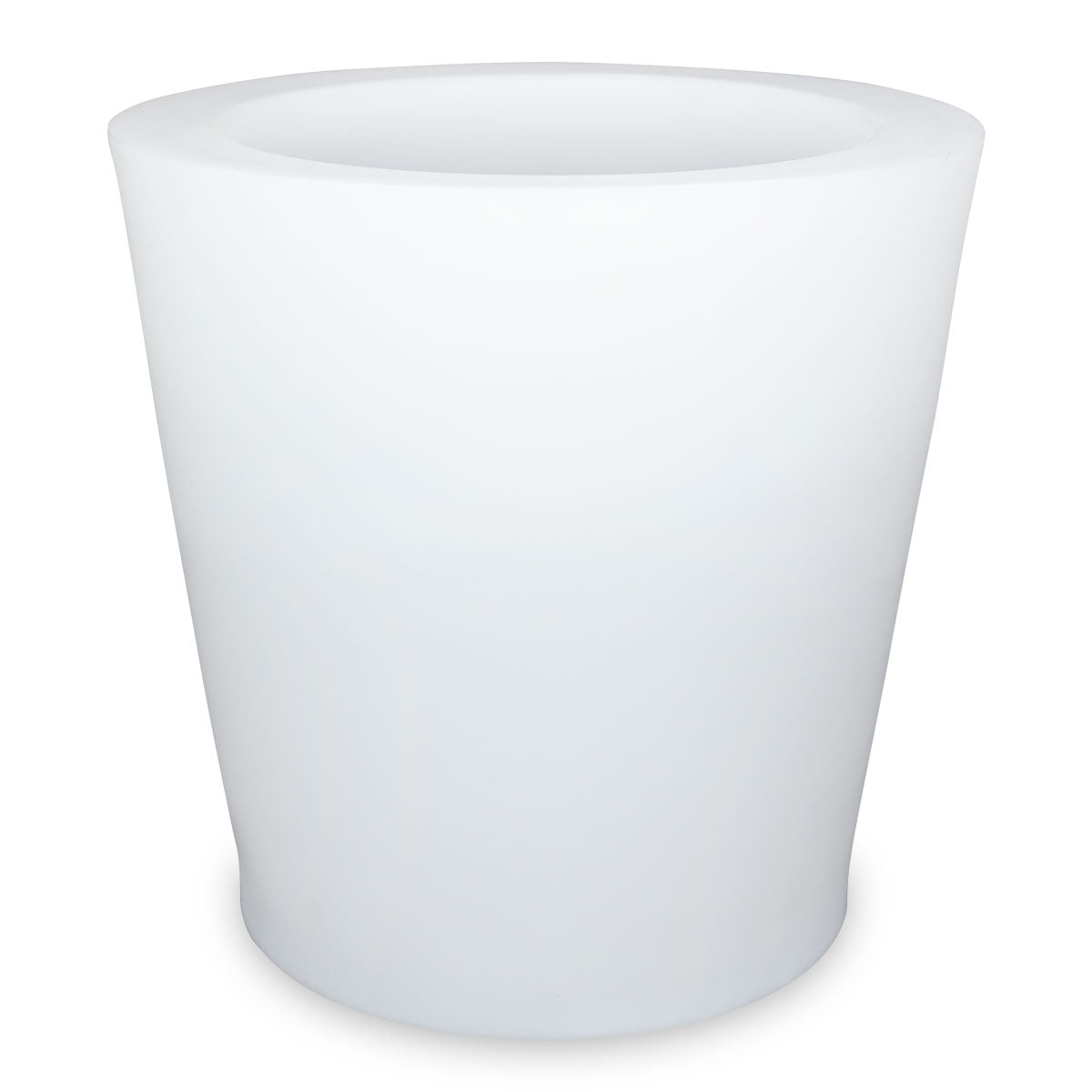 Maceta Cónica con luz blanca - POLIFORMAS PLÁSTICAS