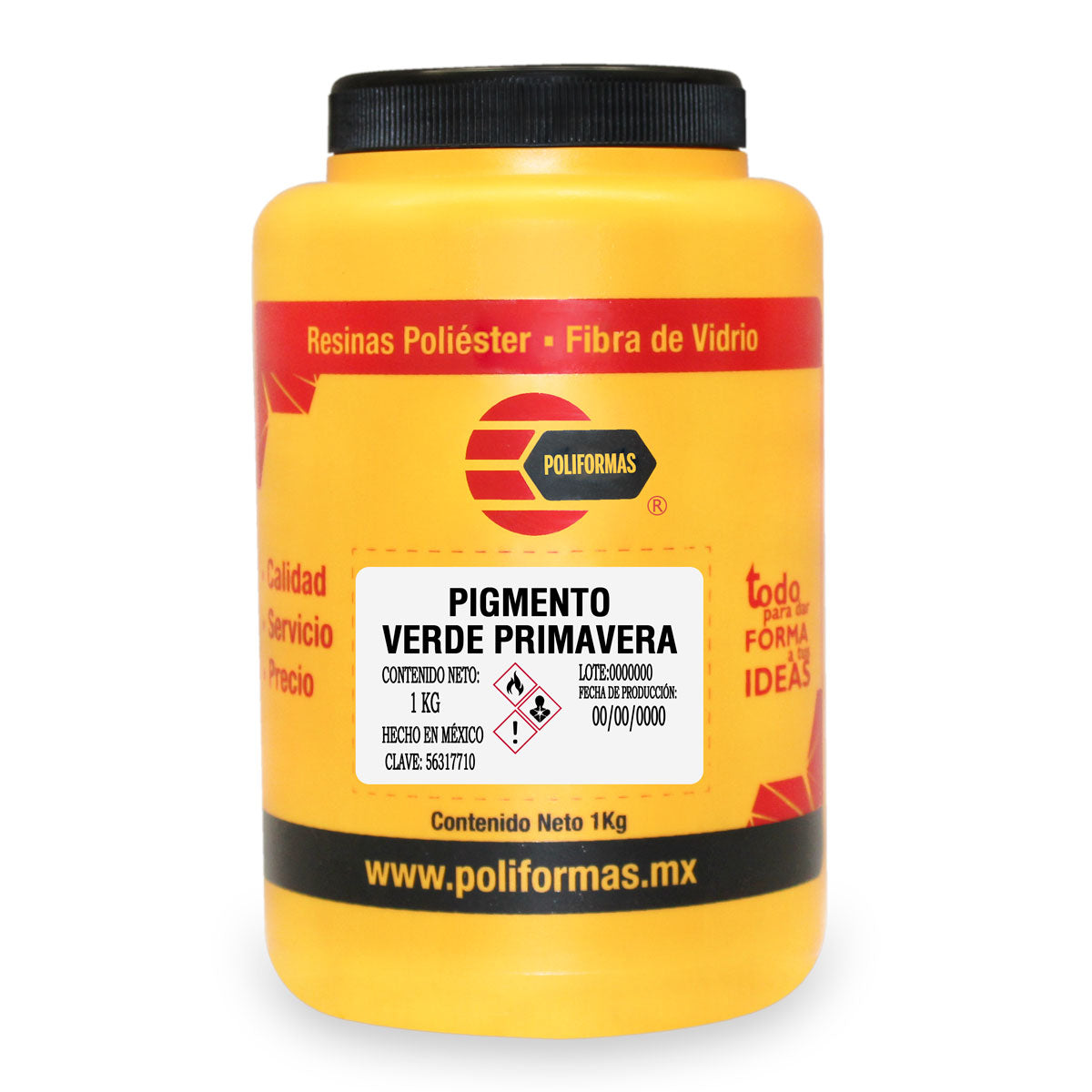Pigmento en pasta 1Kg - POLIFORMAS PLÁSTICAS