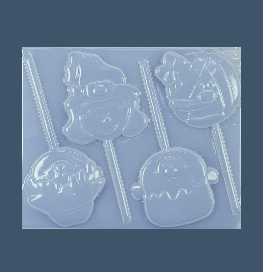 Molde de Paletas monstruos hallowen - POLIFORMAS PLÁSTICAS