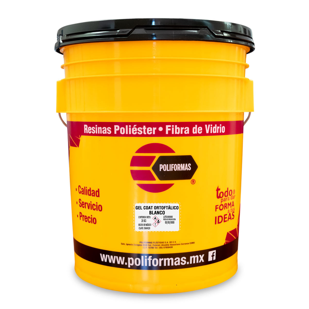 Gel Coat blanco - POLIFORMAS PLÁSTICAS