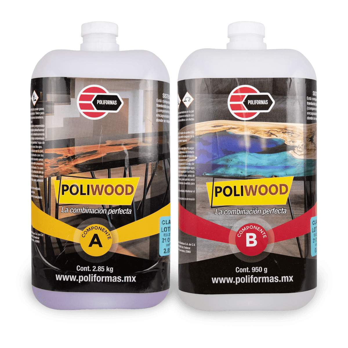 Resina Poliwood sistema A + B - POLIFORMAS PLÁSTICAS