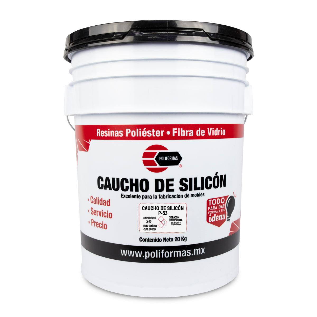 Caucho de silicón P-53 - POLIFORMAS PLÁSTICAS