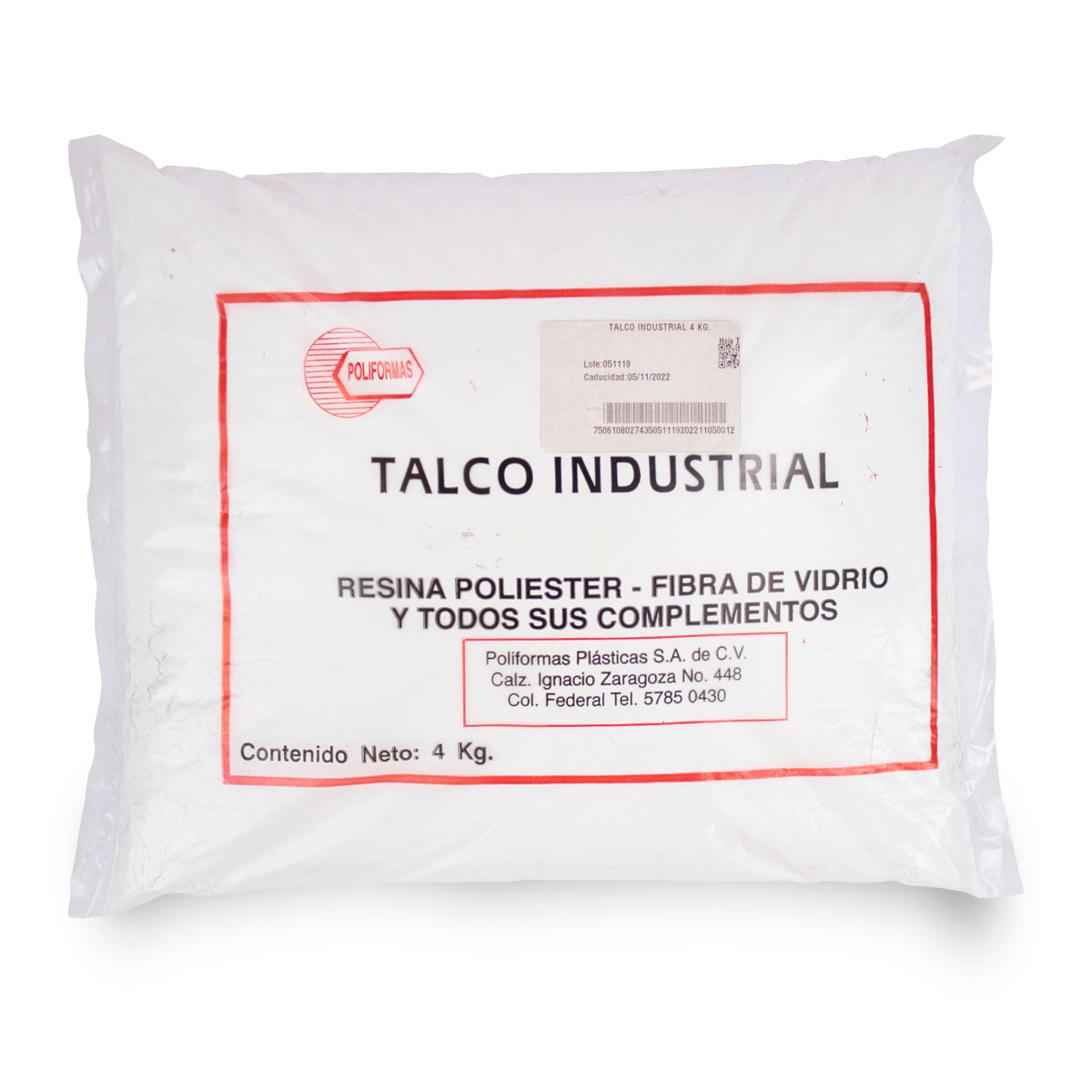 Talco Industrial - POLIFORMAS PLÁSTICAS