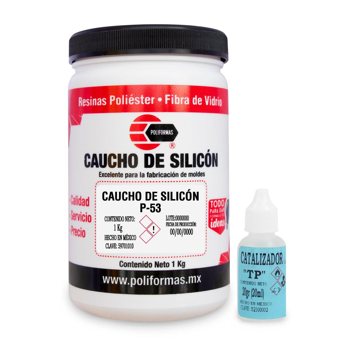 Caucho de silicón P-53 - POLIFORMAS PLÁSTICAS