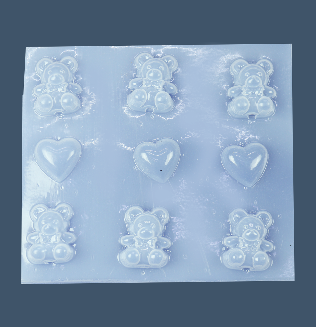 Molde de Ositos y corazónes - POLIFORMAS PLÁSTICAS