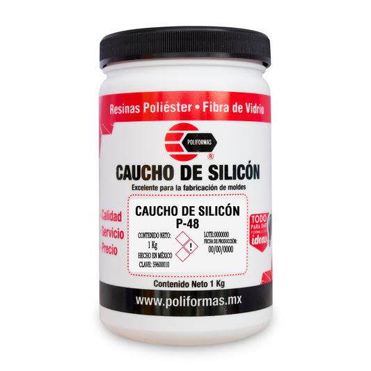 Caucho de silicón P-48 - POLIFORMAS PLÁSTICAS