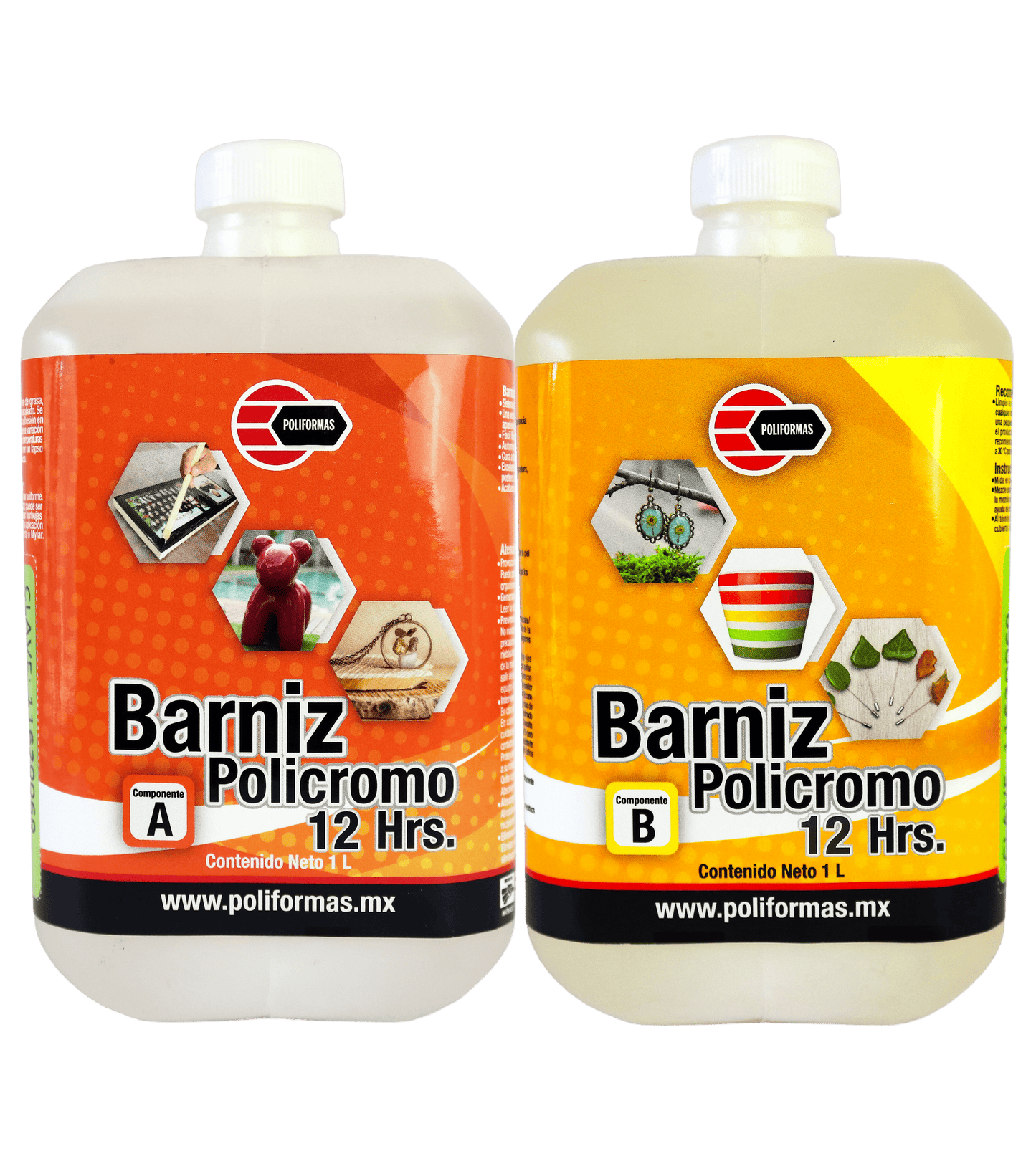 Resina Epóxica Barniz Policromo A-B Secado 12 hrs.