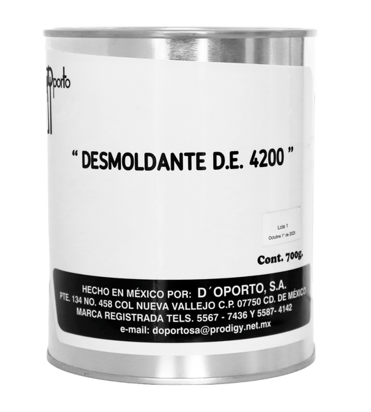 DESMOLDANTE D.E. 4200 new PZA.