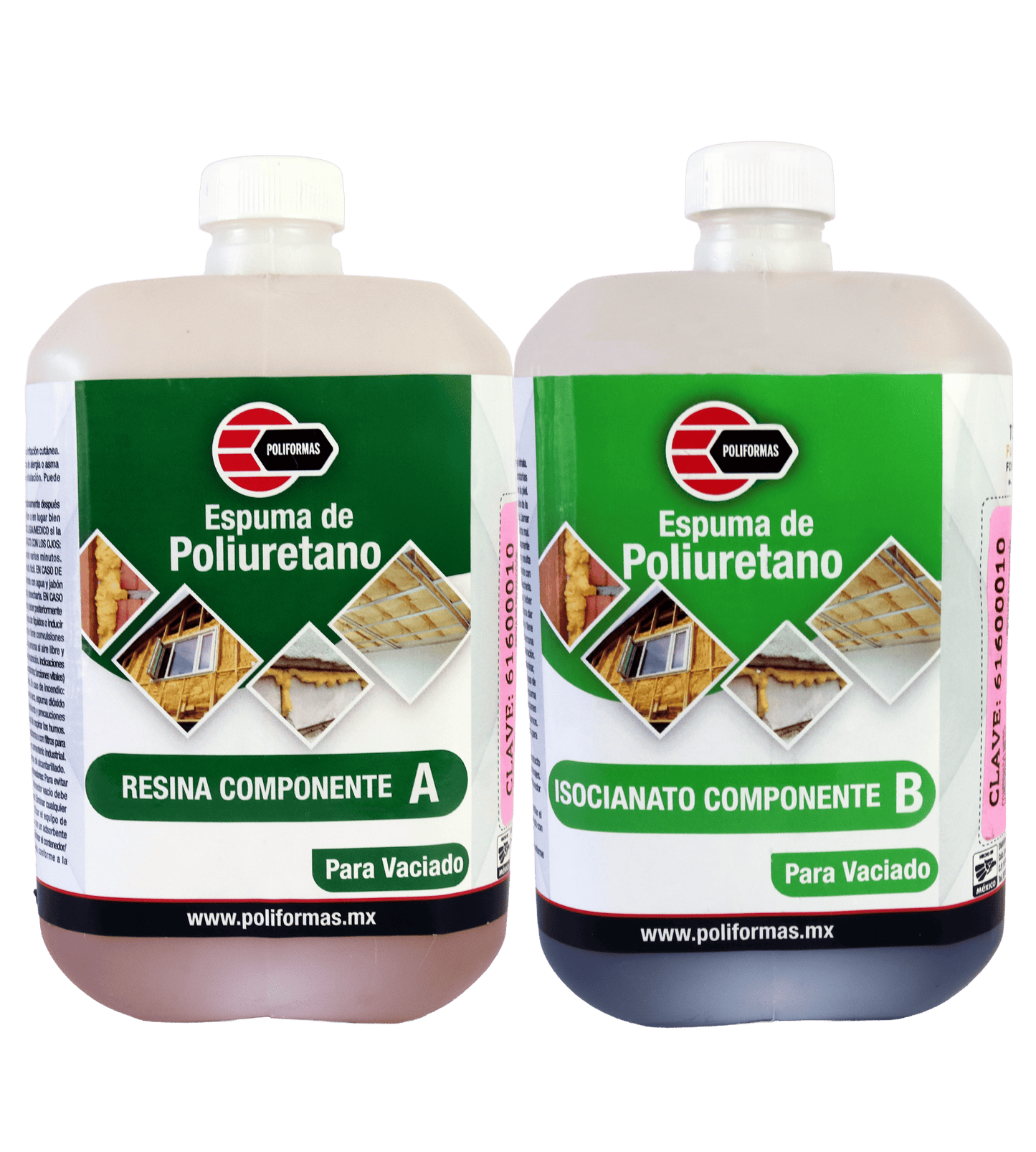 Espuma de poliuretano para vaciado