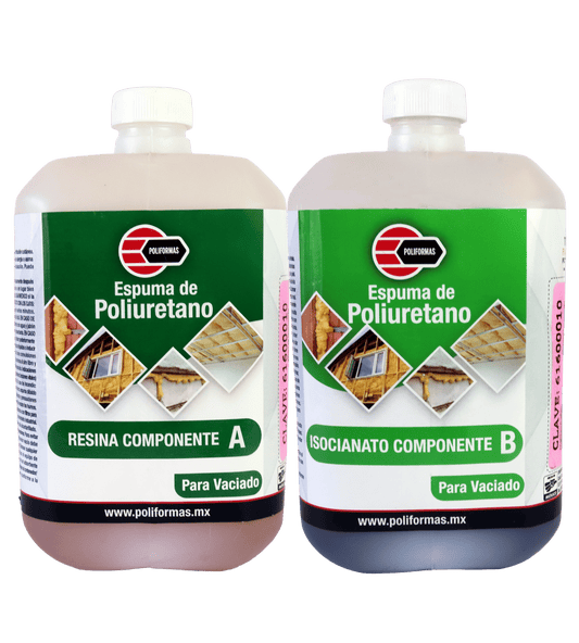 Espuma de poliuretano para vaciado