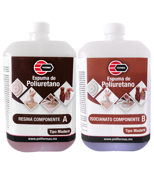 Espuma de Poliuretano tipo Madera