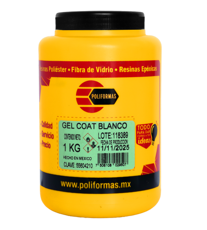 Gel Coat blanco - POLIFORMAS PLÁSTICAS