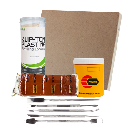 Kit para modelado con plastilina