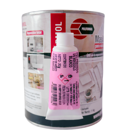 Masilla MPM 1 kg - POLIFORMAS PLÁSTICAS