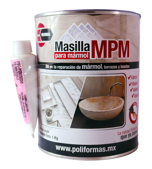 Masilla MPM 1 kg - POLIFORMAS PLÁSTICAS