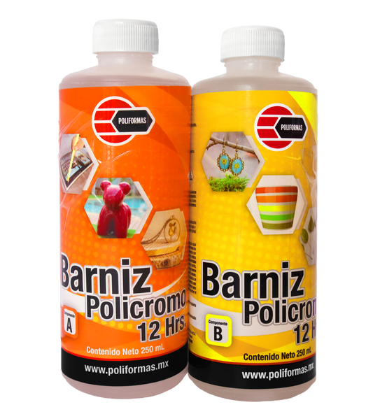 Resina Epóxica Barniz Policromo A-B Secado 12 hrs.