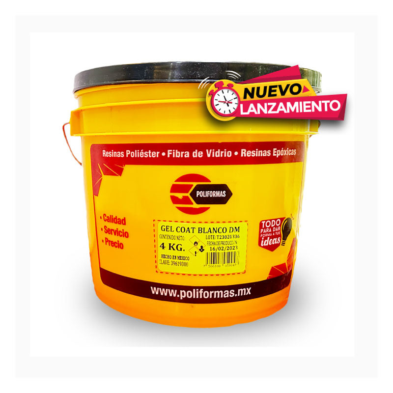 Gel Coat Blanco DM - POLIFORMAS PLÁSTICAS