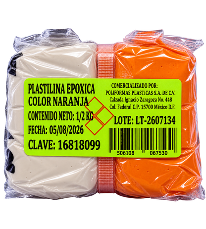 Plastilina epóxica de colores A-B (KLIP-TON)
