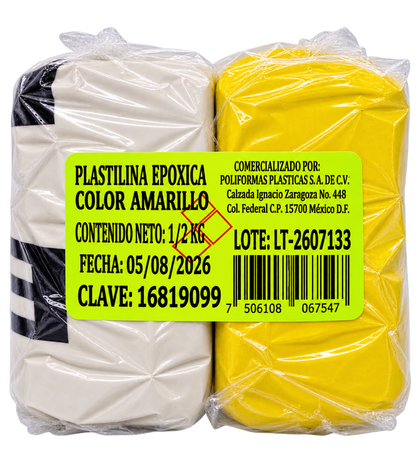 Plastilina epóxica de colores A-B (KLIP-TON)