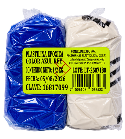 Plastilina epóxica de colores A-B (KLIP-TON)