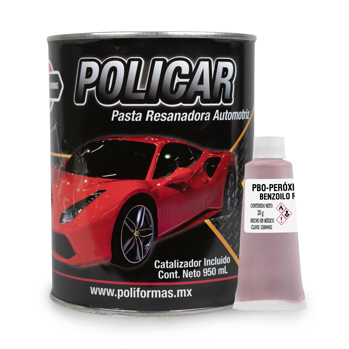 Pasta resanadora Policar - POLIFORMAS PLÁSTICAS