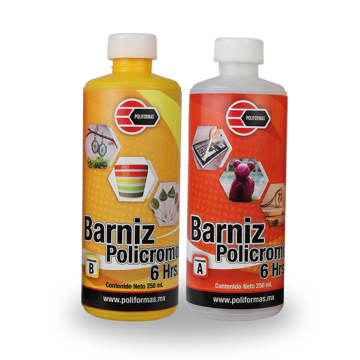 Barniz Policromo A-B Secado 6 hrs. - POLIFORMAS PLÁSTICAS