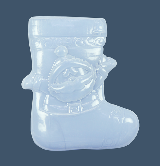 Molde Navideño de bota con forma de Santa Claus - POLIFORMAS PLÁSTICAS