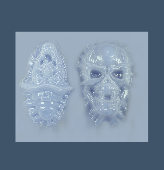 Molde de Bruja / Cráneo - POLIFORMAS PLÁSTICAS