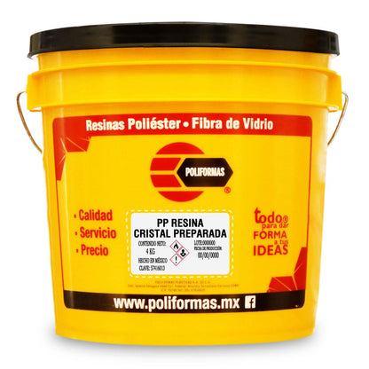 Resina PP cristal preparada - POLIFORMAS PLÁSTICAS