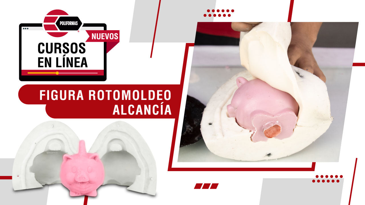 Rotomoldeo para fabricación de alcancía - POLIFORMAS PLÁSTICAS