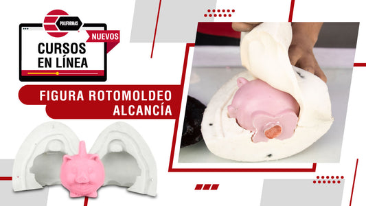 Rotomoldeo para fabricación de alcancía - POLIFORMAS PLÁSTICAS