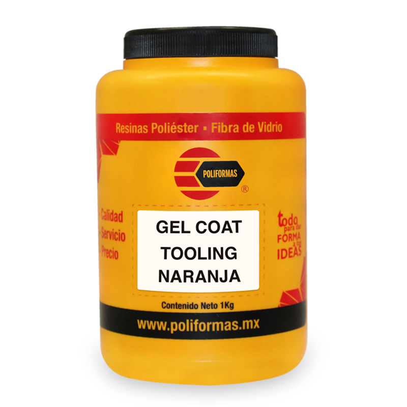 Gel Coat tooling naranja - POLIFORMAS PLÁSTICAS