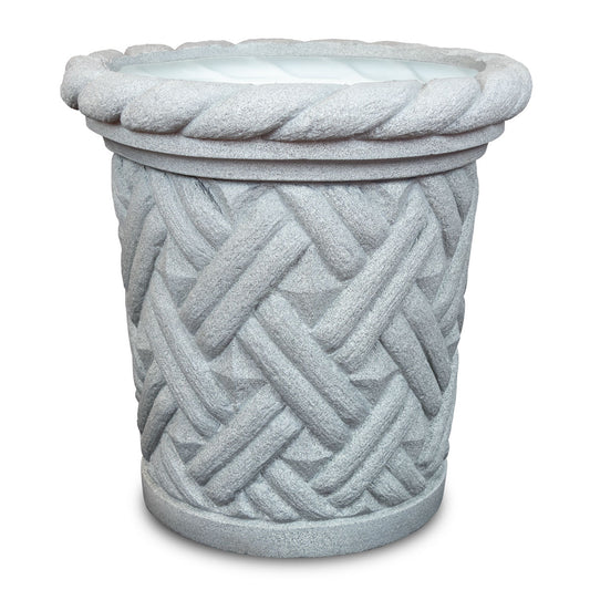Maceta Cónica Poligranito Gris - POLIFORMAS PLÁSTICAS
