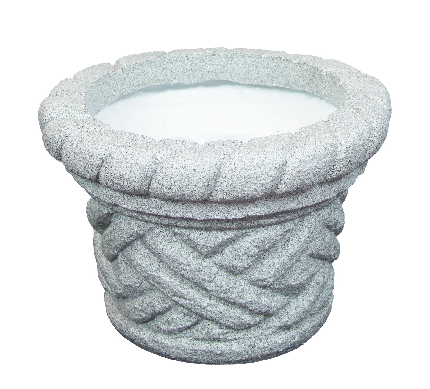 Maceta Cónica Poligranito Gris - POLIFORMAS PLÁSTICAS