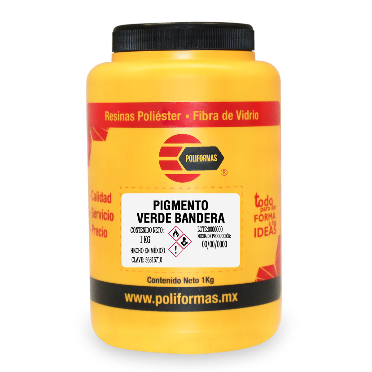 Pigmento en pasta 1Kg - POLIFORMAS PLÁSTICAS
