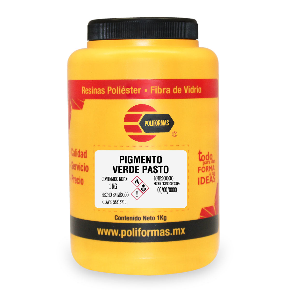 Pigmento en pasta 1Kg - POLIFORMAS PLÁSTICAS