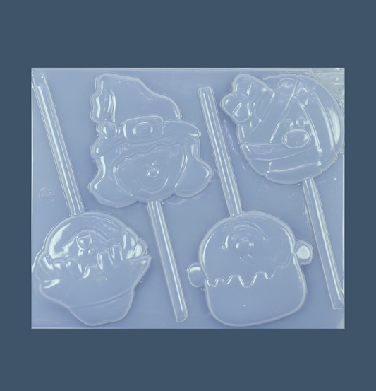 Molde de Paletas monstruos hallowen - POLIFORMAS PLÁSTICAS