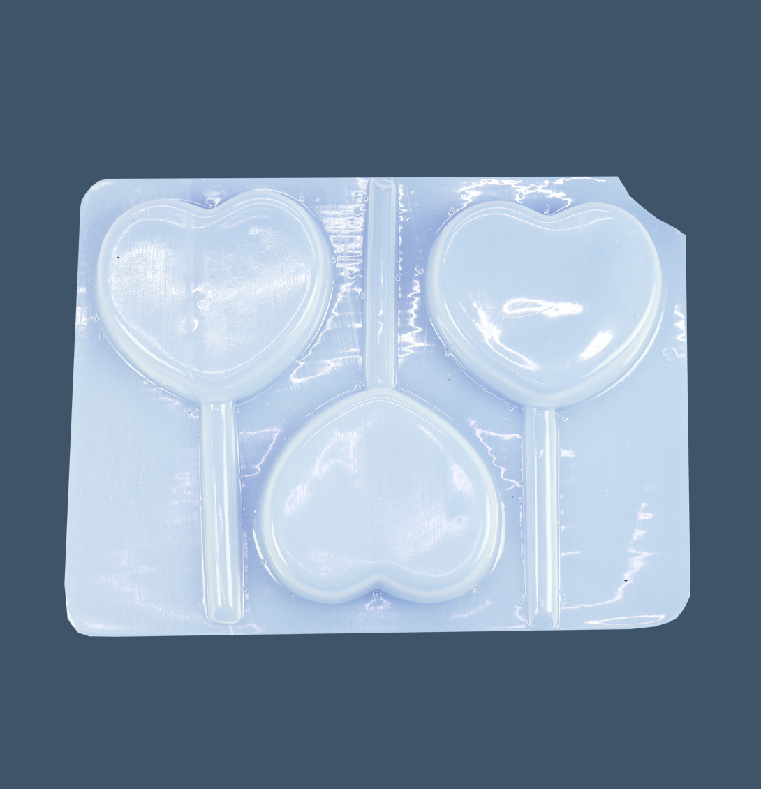 Molde para paletas de corazón - POLIFORMAS PLÁSTICAS